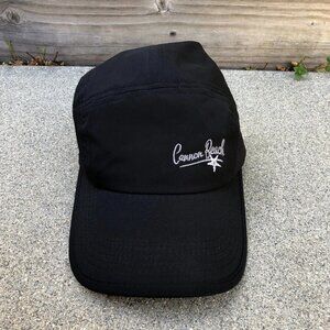GEAR CANNON BEACH Oregon 5 Panel Strapback Hat Women's Black Adjustable Cap